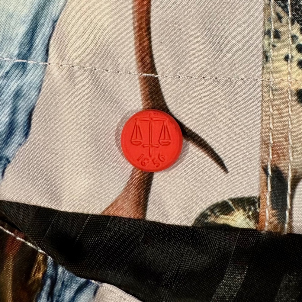 Hunter Multicolor Bird Print Utility Jacket - Picture 8 of 14